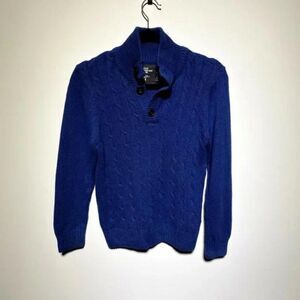 Stylish Men's Knitted Pullover Sweater - Cabled Design